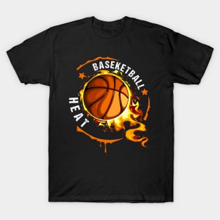 Graphic Basketball Name Heat Classic Styles T-Shirt